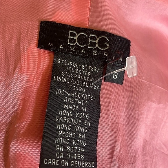 BCBG 3-Button Front Hourglass Blazer Corpcore Dark Acadamia Size 6 Goth clas… - Picture 3 of 11